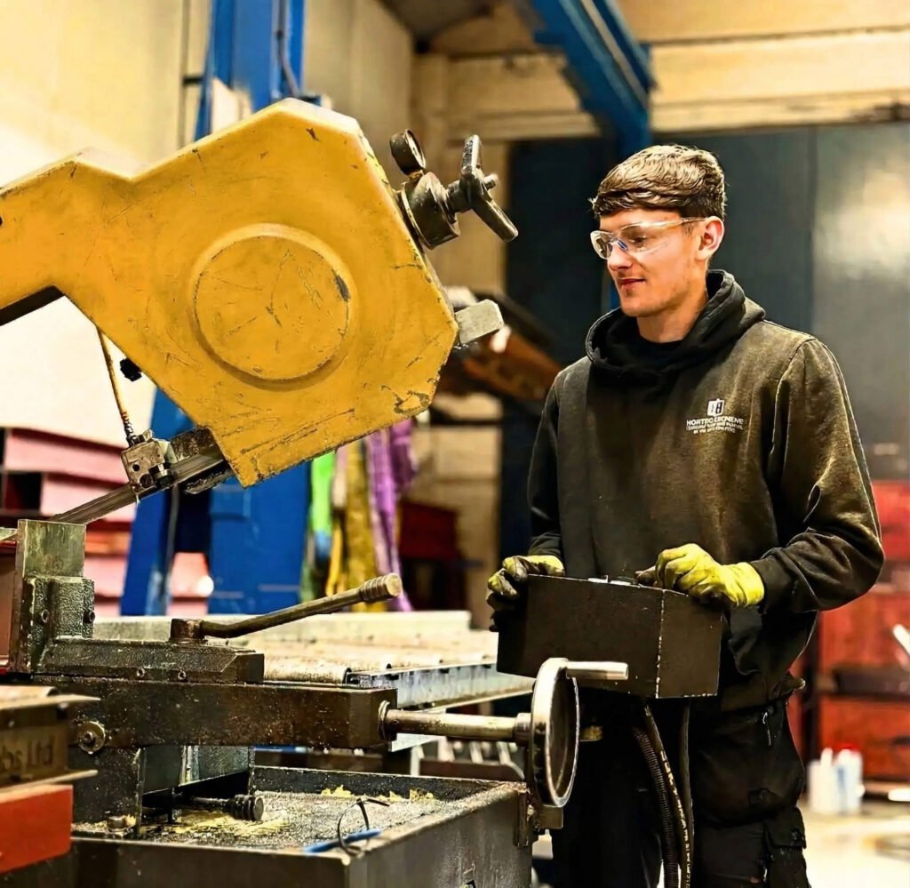 Bespoke Lifting Beams - Saw in workshop