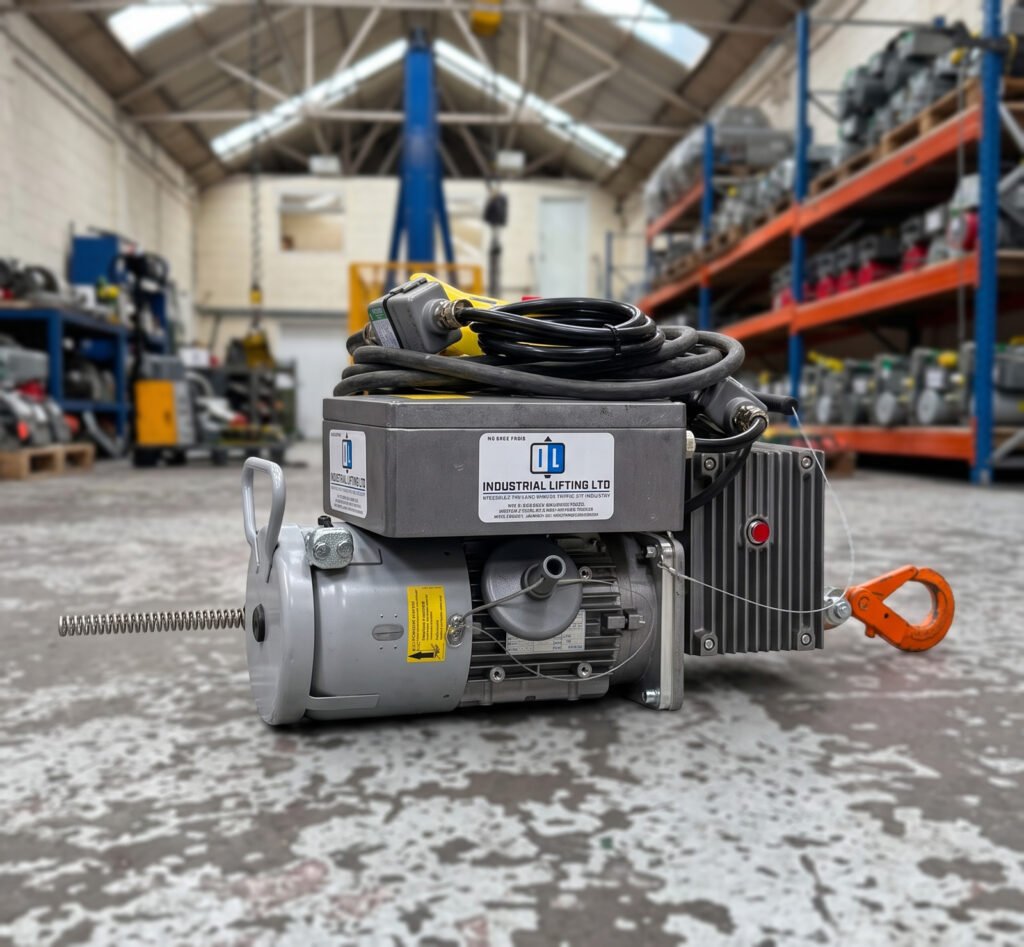 Specialist-lifting-equipment - Tirak Hoist in Workshop